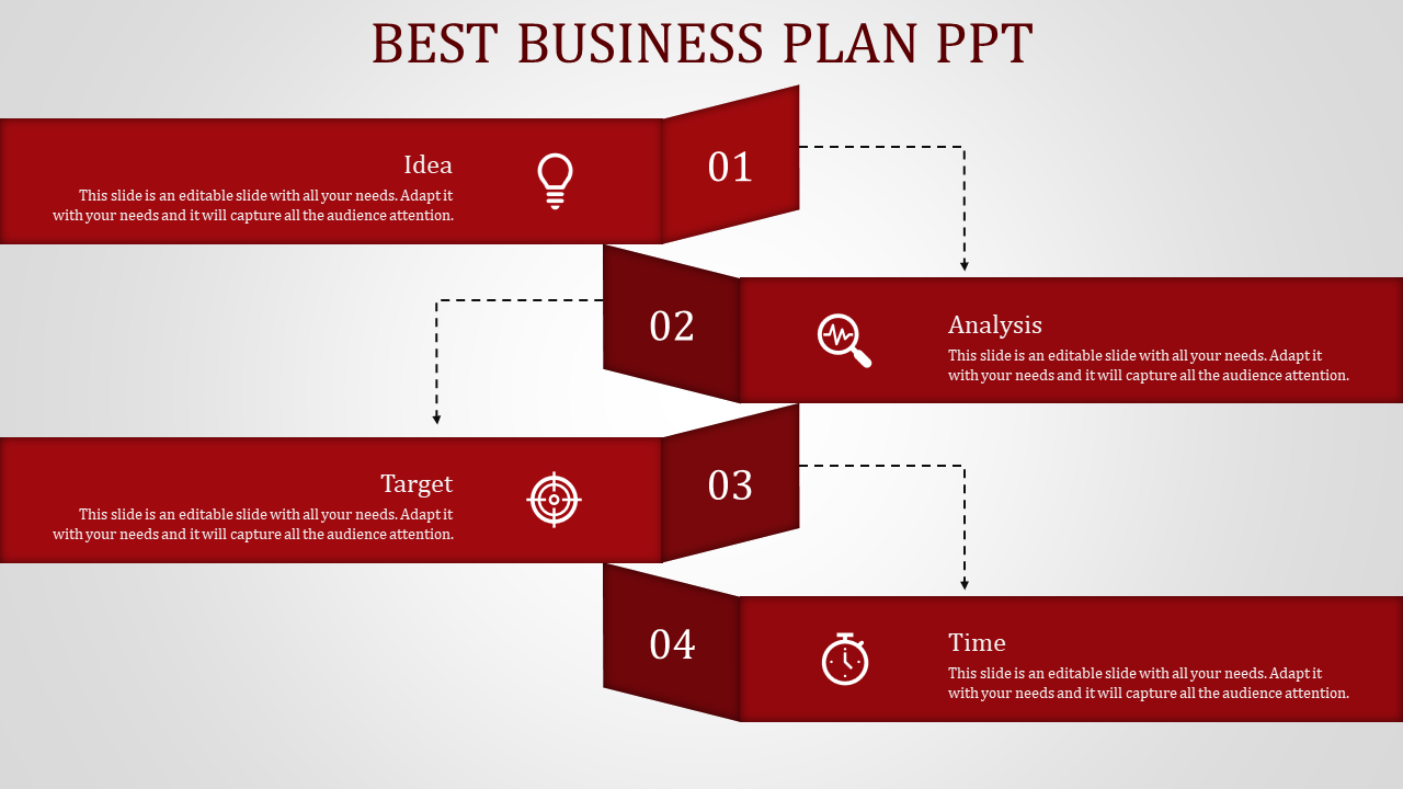 Creative Best Business Plan PPT Presentation Template